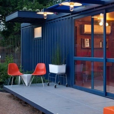 architecture extension maison container